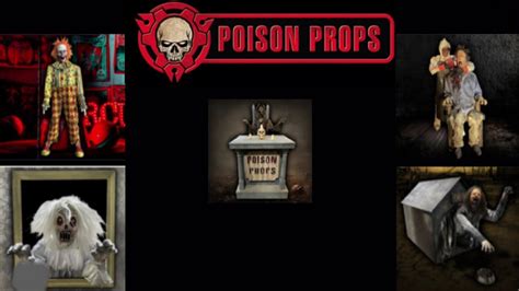 Poison props - Poison Props offers high-quality and dependable animations designed to scare your haunt visitors. Browse their popular brands of clowns, zombies, ghosts, monsters and more.